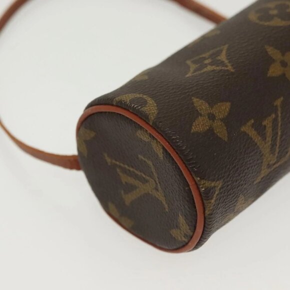 LOUIS VUITTON Monogram Papillon Pouch LV Auth 137690 - Picture 10 of 16